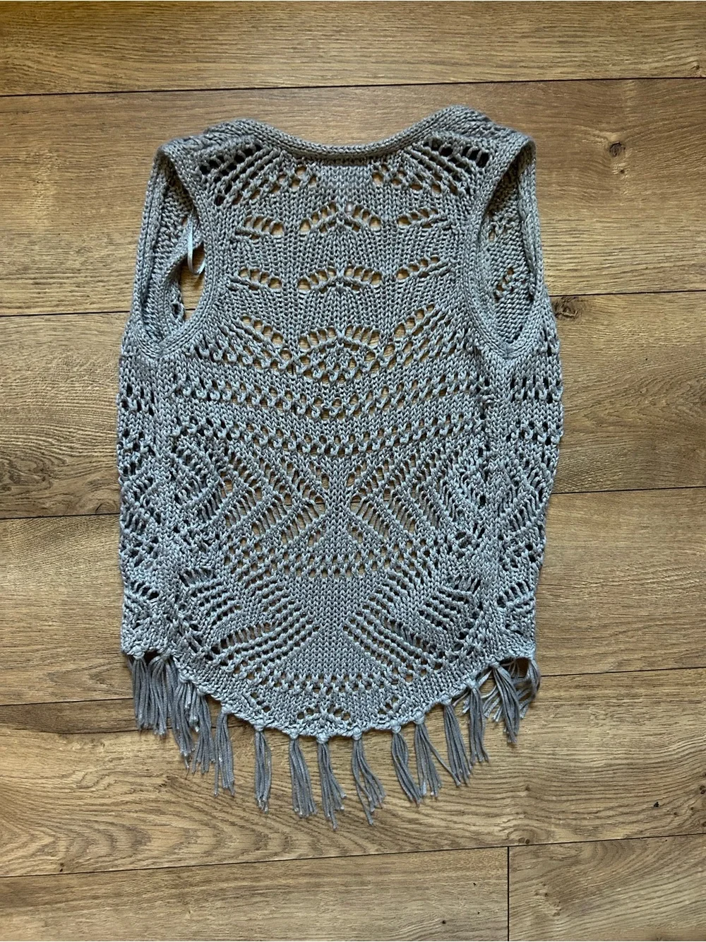 Justice open knit
